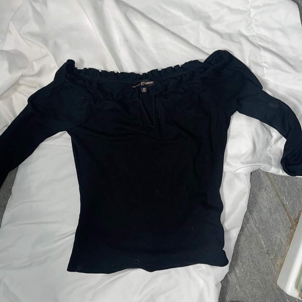 Long sleeve crop